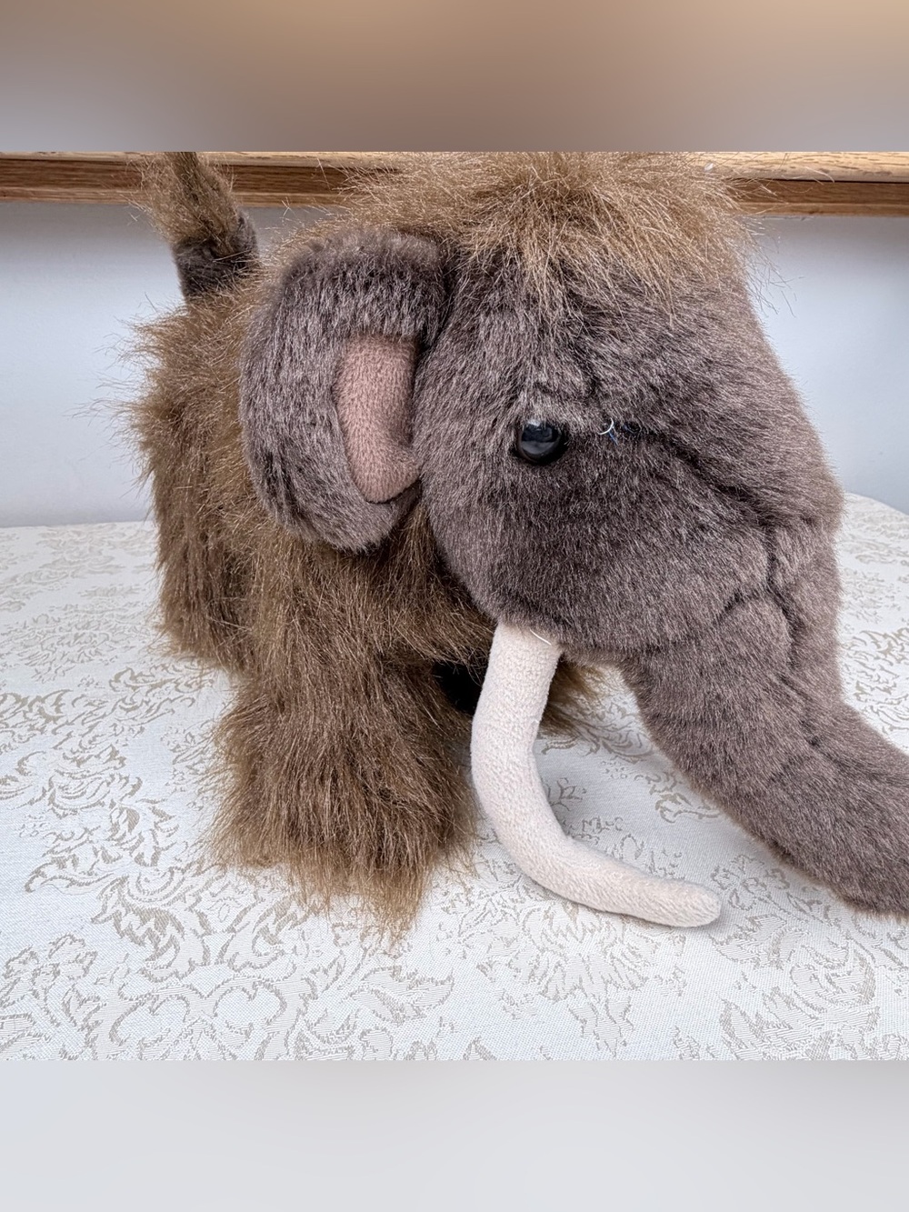 Build-A-Bear Brown Plush Mammoth with Ivory Tusks